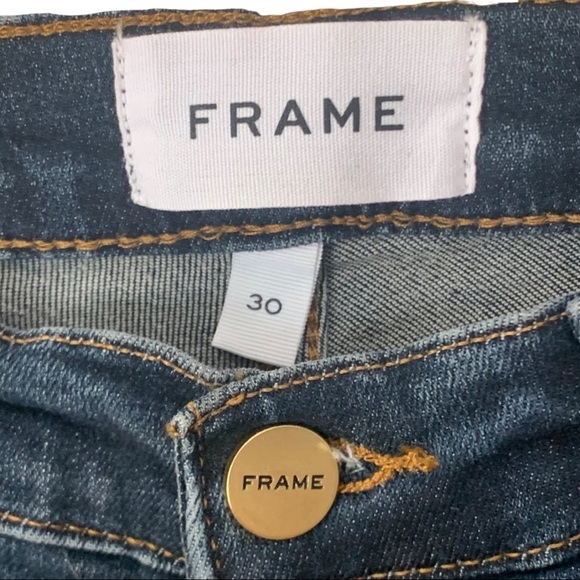 FRAME DENIM Le High Skinny Distressed Jeans Dale Bend Stretch Style LHSKRHT665 - Picture 2 of 16